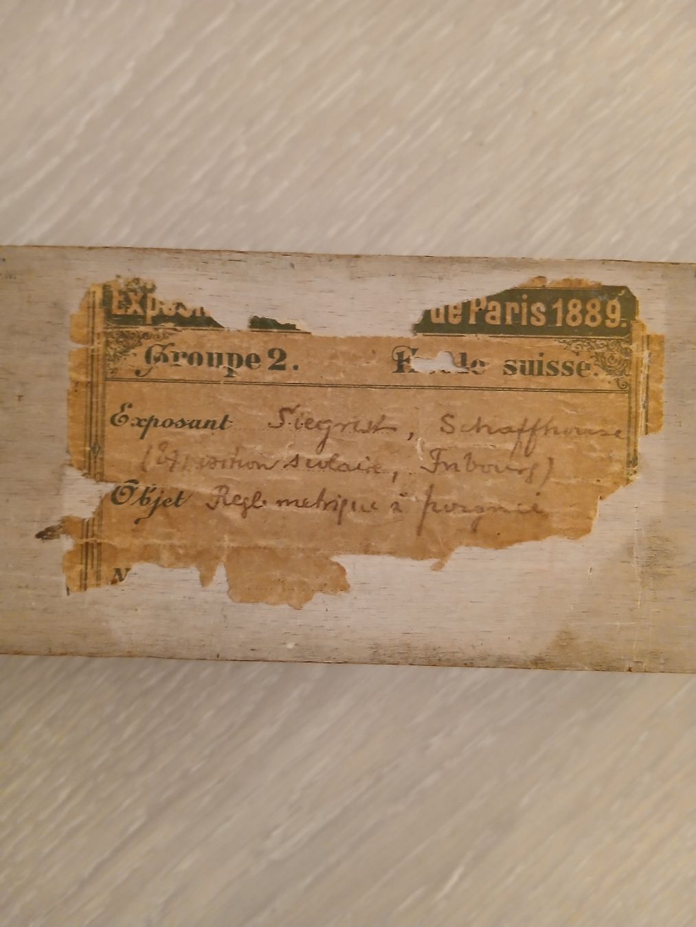 Altro in Scrittura & Disegno: Règle ancienne école, rare, année – Usato da Belfaux venduto da frifri500 2