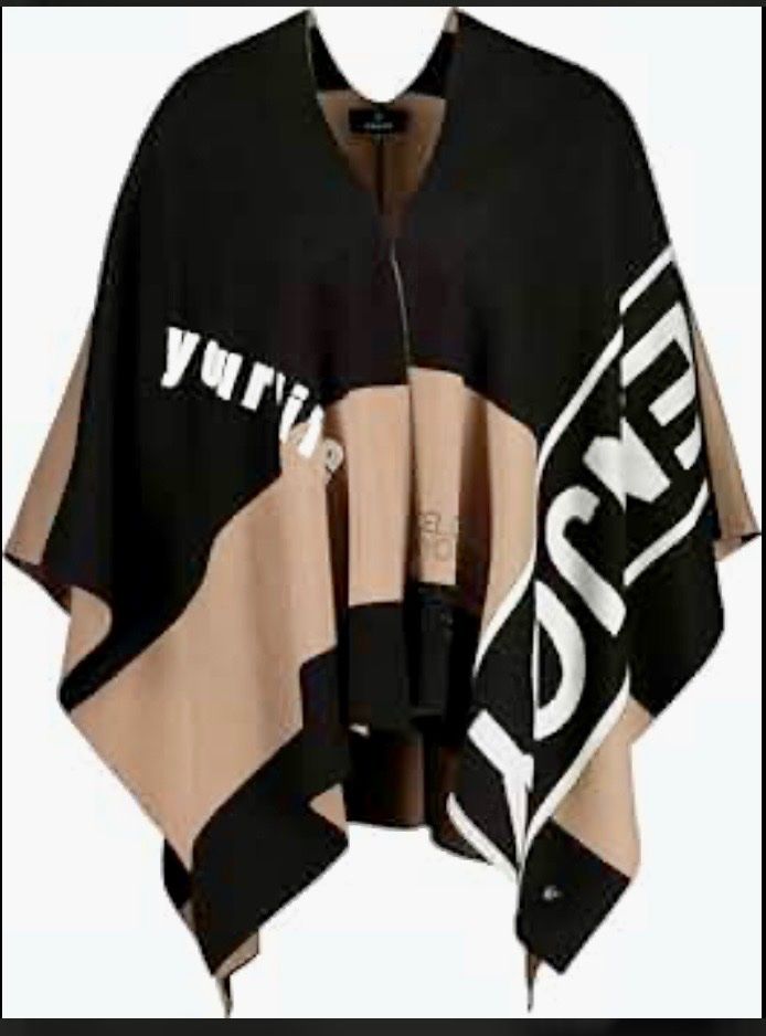 Altro in Moda donna: Neuer Monari Poncho mit Logoschrift , Medium , – Nuovo e nell'imballaggio originale da Illnau venduto da Sniwi67 3