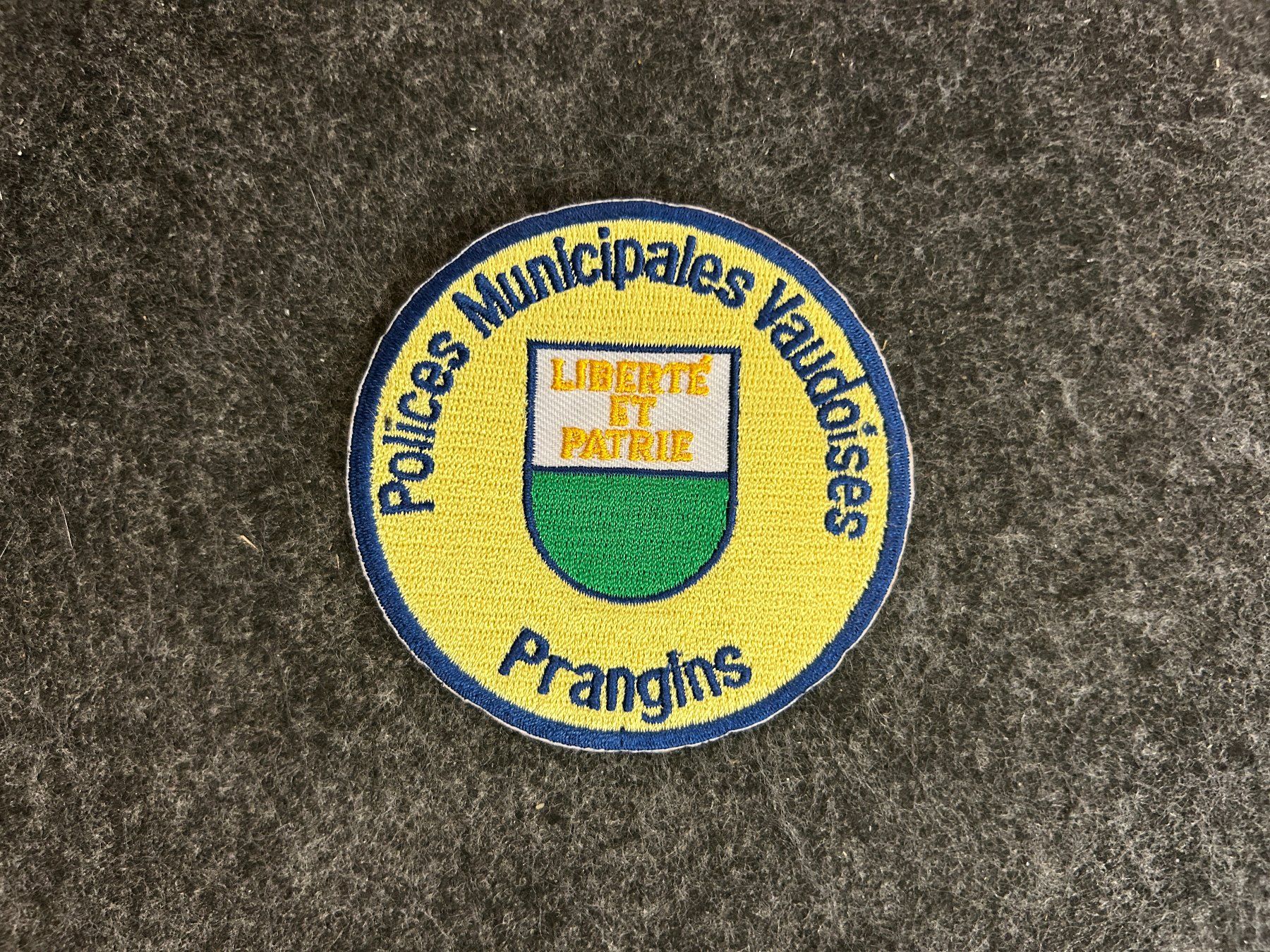 Placchette & Badge: Patch, VD, Police Municipales Prangines – Usato da Berikon venduto da DGC-1995