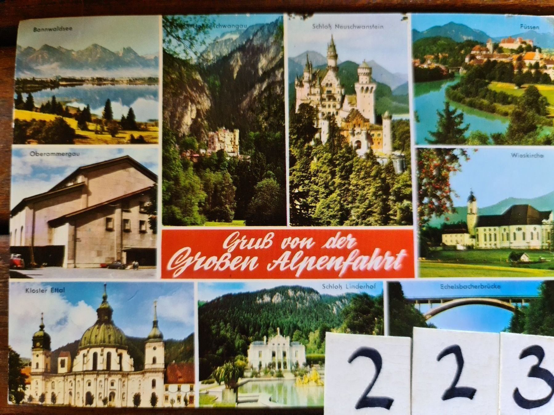 Cartoline postali: Ansichtskarte Grosse Alpenfahrt Deutschland – Usato da Dintikon venduto da Vexi