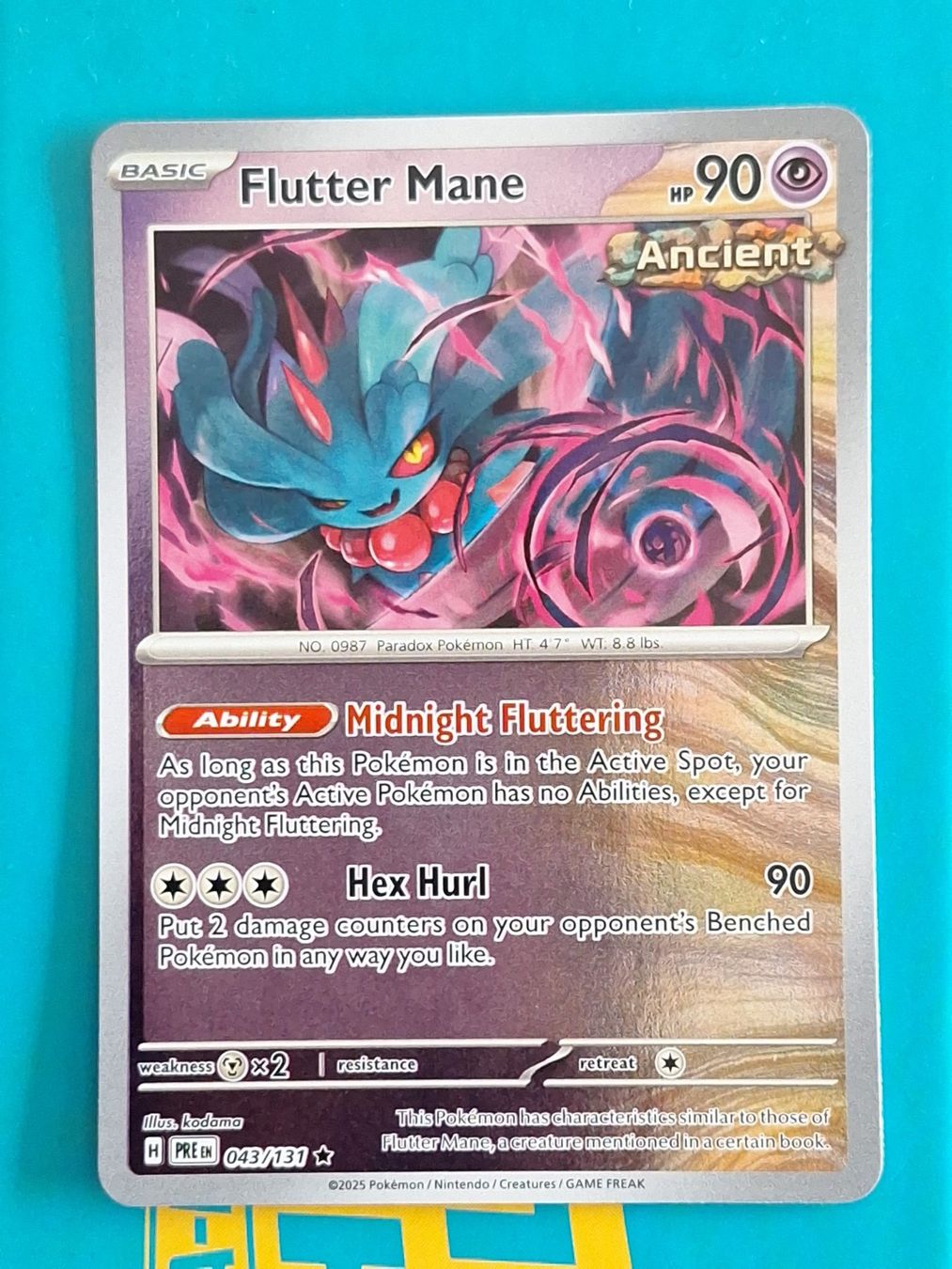 Pokémon Cartes à collectionner: Flutter Mane - Reverse Holo - Prismatic Evolution #1.6 – D'occasion à Altstätten SG par GGsGameshop