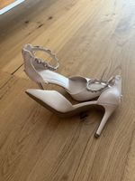 PESARO Pumps beige Strass Gr.  39 neu