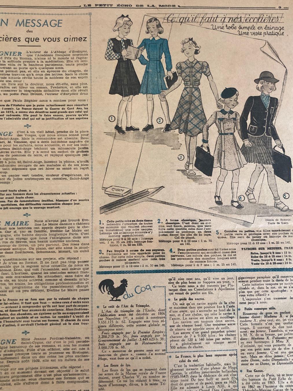 Riviste & Magazine: Le Petit Echo de la Mode 1941 Mode Design Vintage – Usato da Aarwangen venduto da nemkin61 2