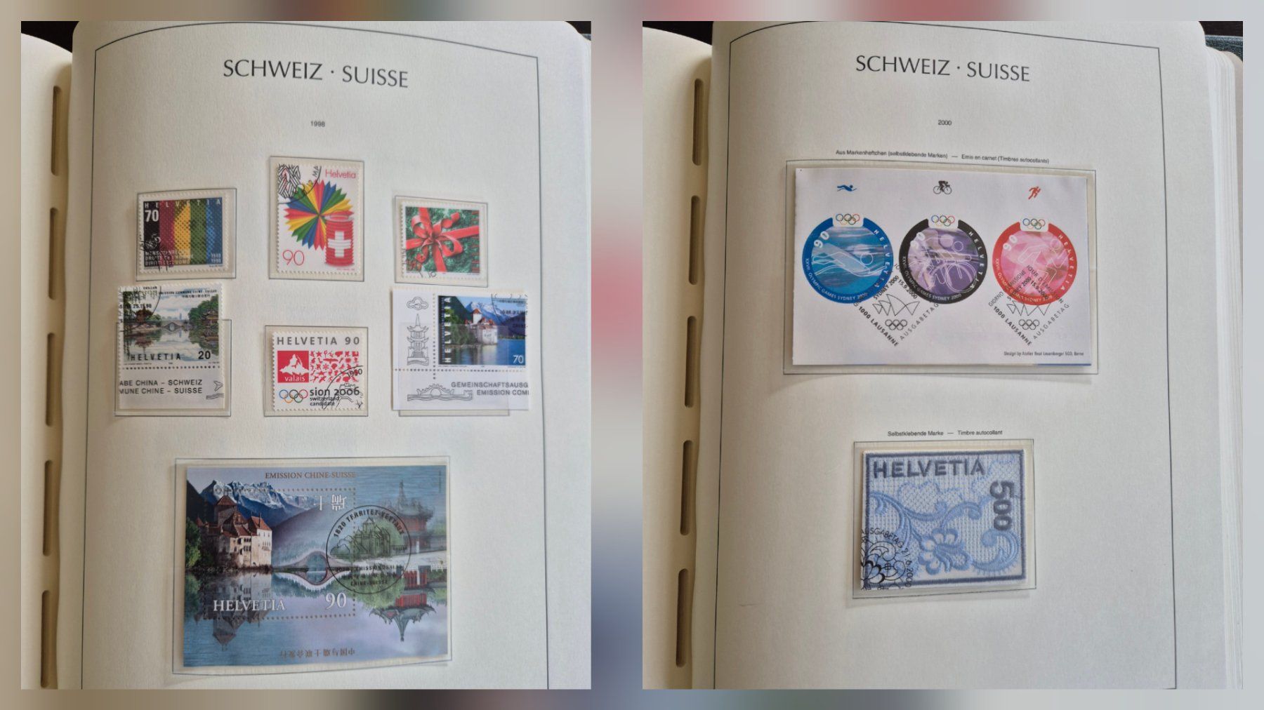Tutti i francobolli: Schweiz Sammlung 1960-2003 – Usato da Buus venduto da papillon098 8