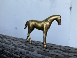 Vintage Bronze Pferde Statur - Equestrian Decor Piece