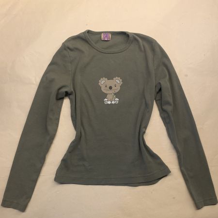 Koala-Langarmshirt in Khaki