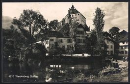 AK Werdenberg, Ansicht vom Schloss, 1926