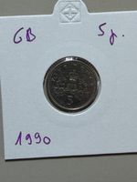 GB - 5 pence - 1990