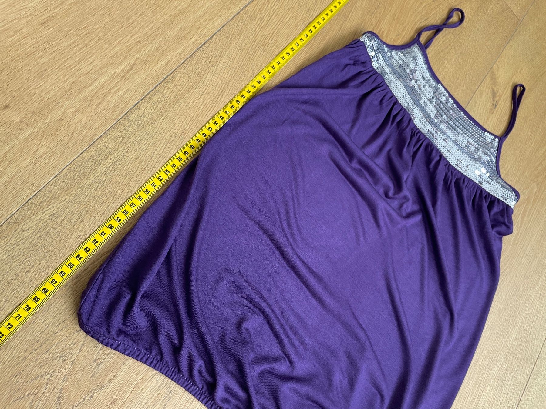 Tops: Pailletten-Top violett – Gebraucht aus Grenchen von M_ina 5