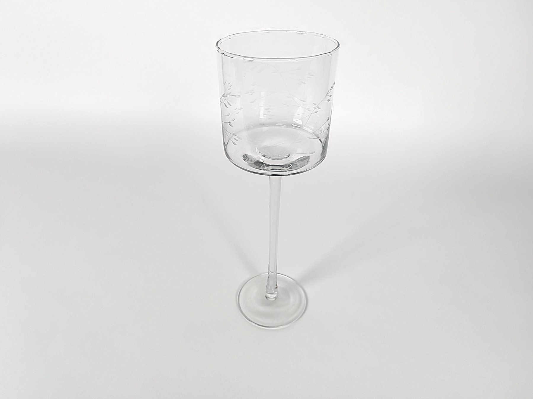 Kerzenständer: Glas Windlicht Hoch – Gebraucht aus Suhr von Restwert_Suhr