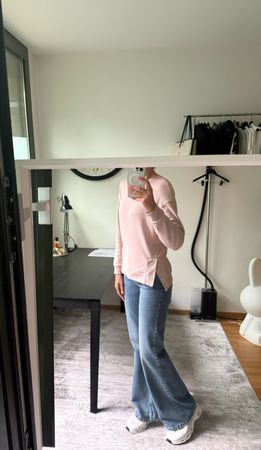 FW / Forward Sweatshirt – Zartrosa – Wie neu - Grösse S