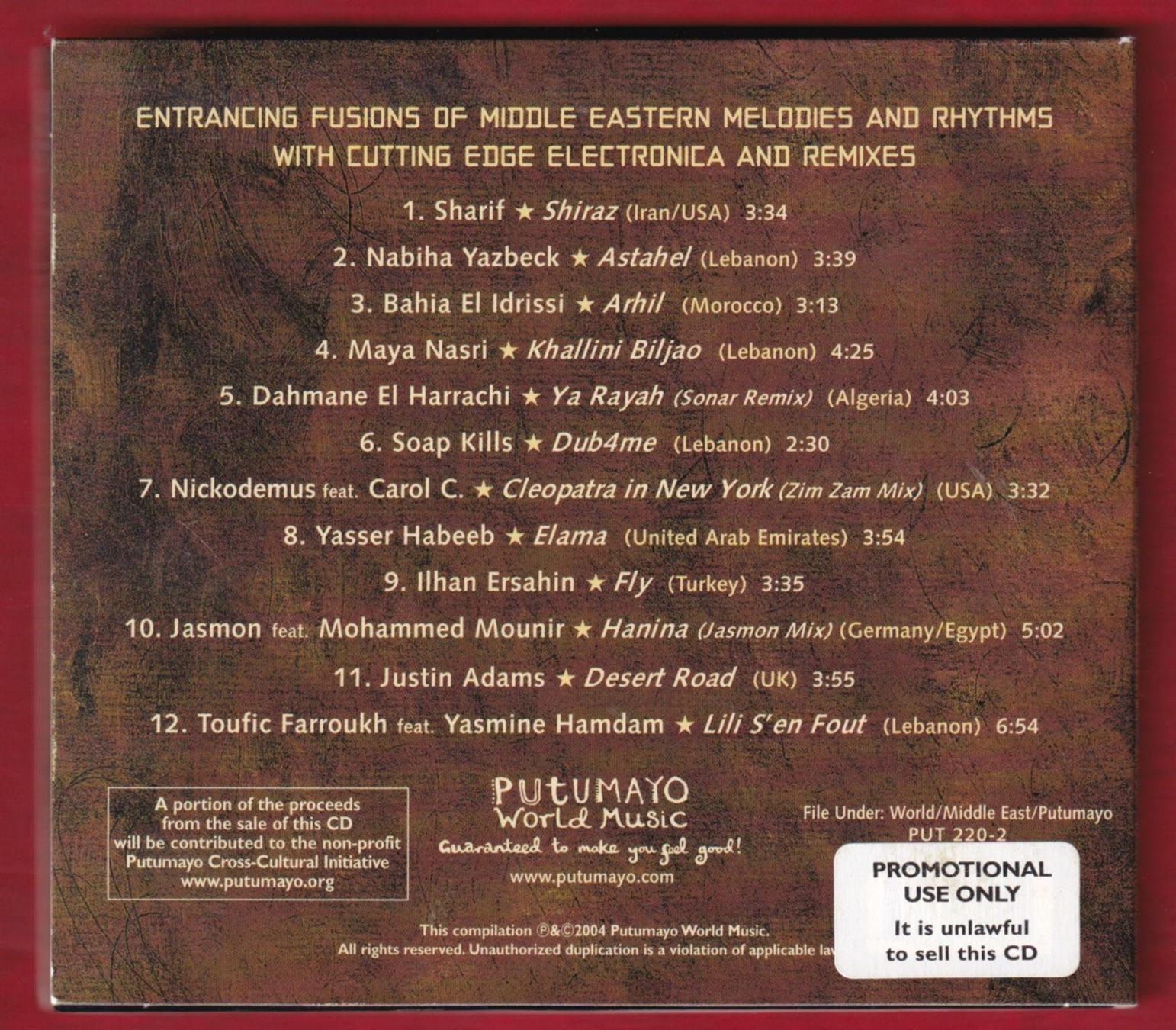 CD: Putumayo - Sahara Lounge (CD) – Usato da Zürich venduto da Pfluftl2000 1
