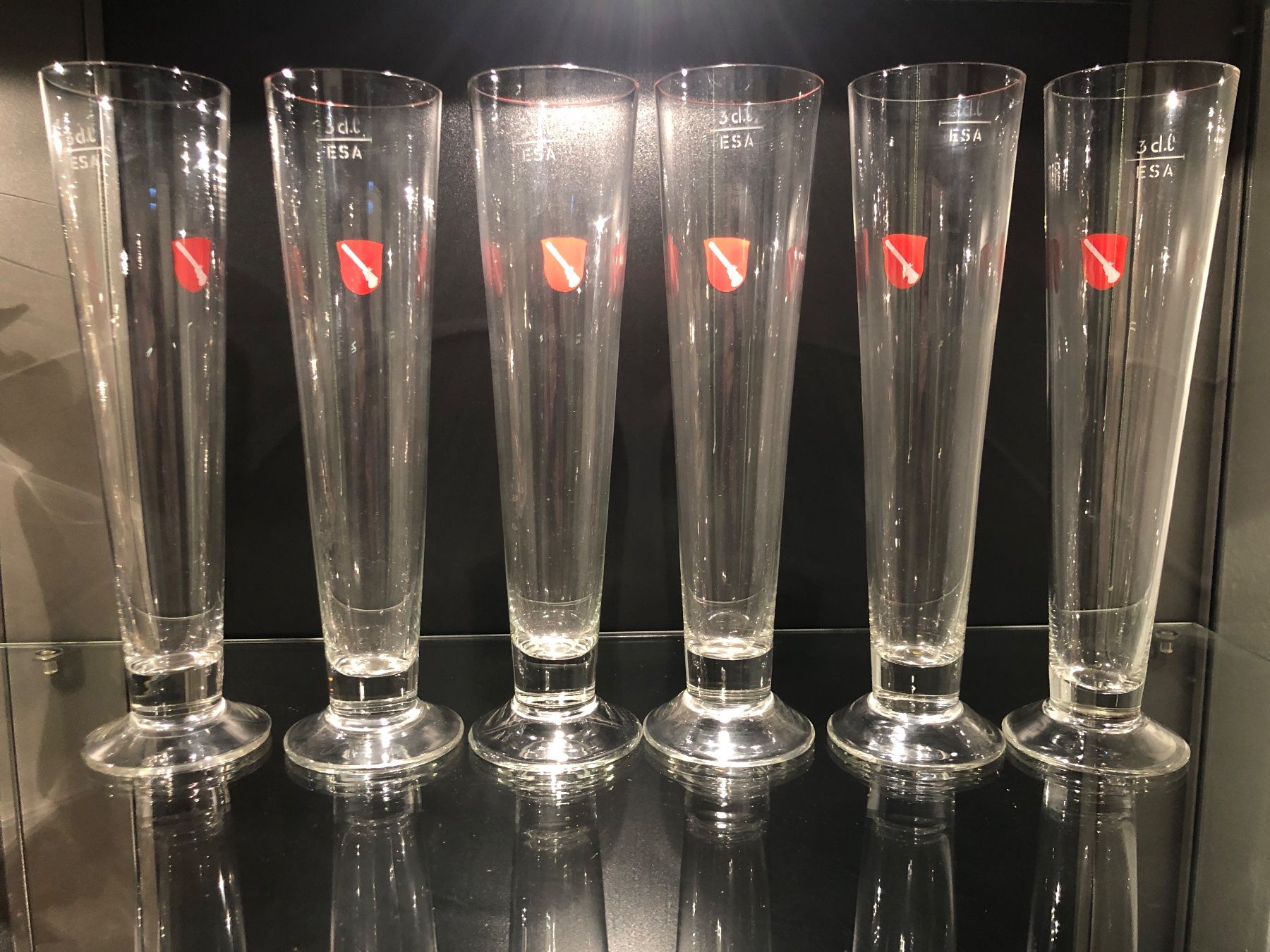 Bicchieri: 6 Biergläser Gesellschaft der Feuerschützen Basel – Usato da Nunningen venduto da anclaudia 2