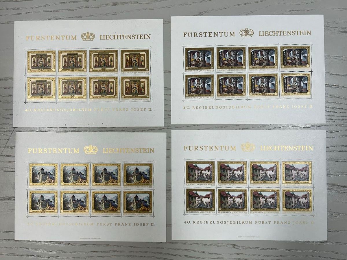 Tutti i francobolli: Briefmarken-Sammlung Liechtenstein – Nuovo (secondo la descrizione) da Gossau ZH venduto da Kustergo 3