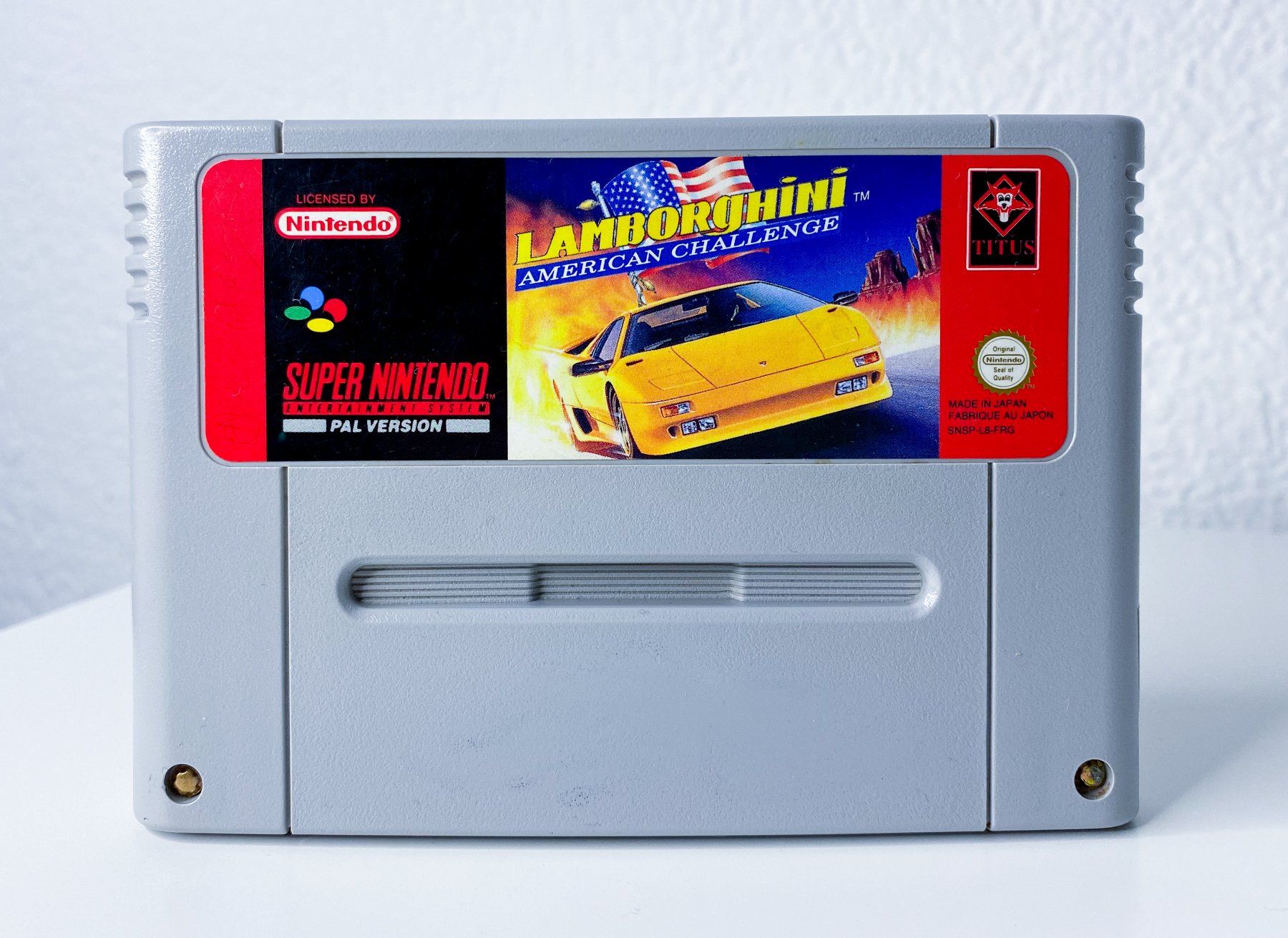 Giochi: Lamborghini American Challenge Super Nintendo SNES – Usato da St. Gallen venduto da bubblybee