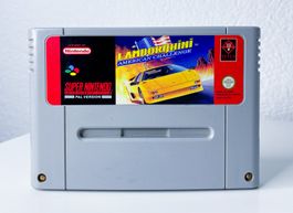 Lamborghini American Challenge Super Nintendo SNES