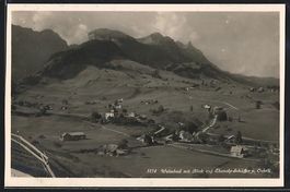 Weissbad, Ortsansicht mit Blick auf Eben
