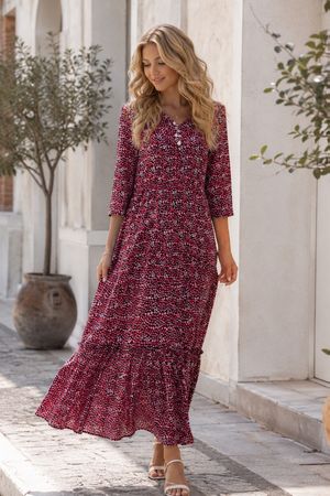 SEHR schönes luftiges Sommer / Maxikleid Gr.XS-S
