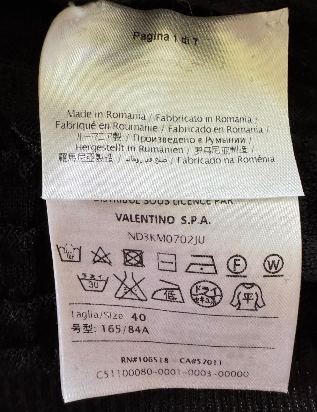 Missoni Top: M Missoni Strick-Top schwarz Gr.34/36 – Usato da Dielsdorf venduto da Dnaloria 4