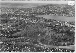 Blick von der Felsenegg gegen Zürich