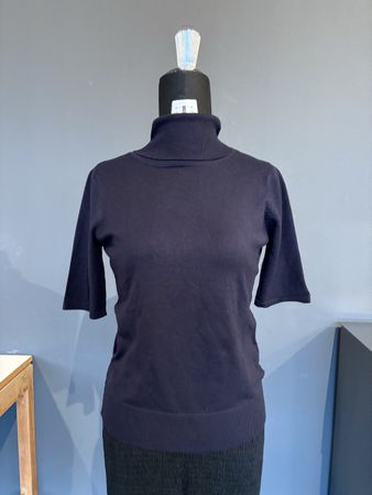 Marie Lund Copenhagen Strickshirt dunkelblau 