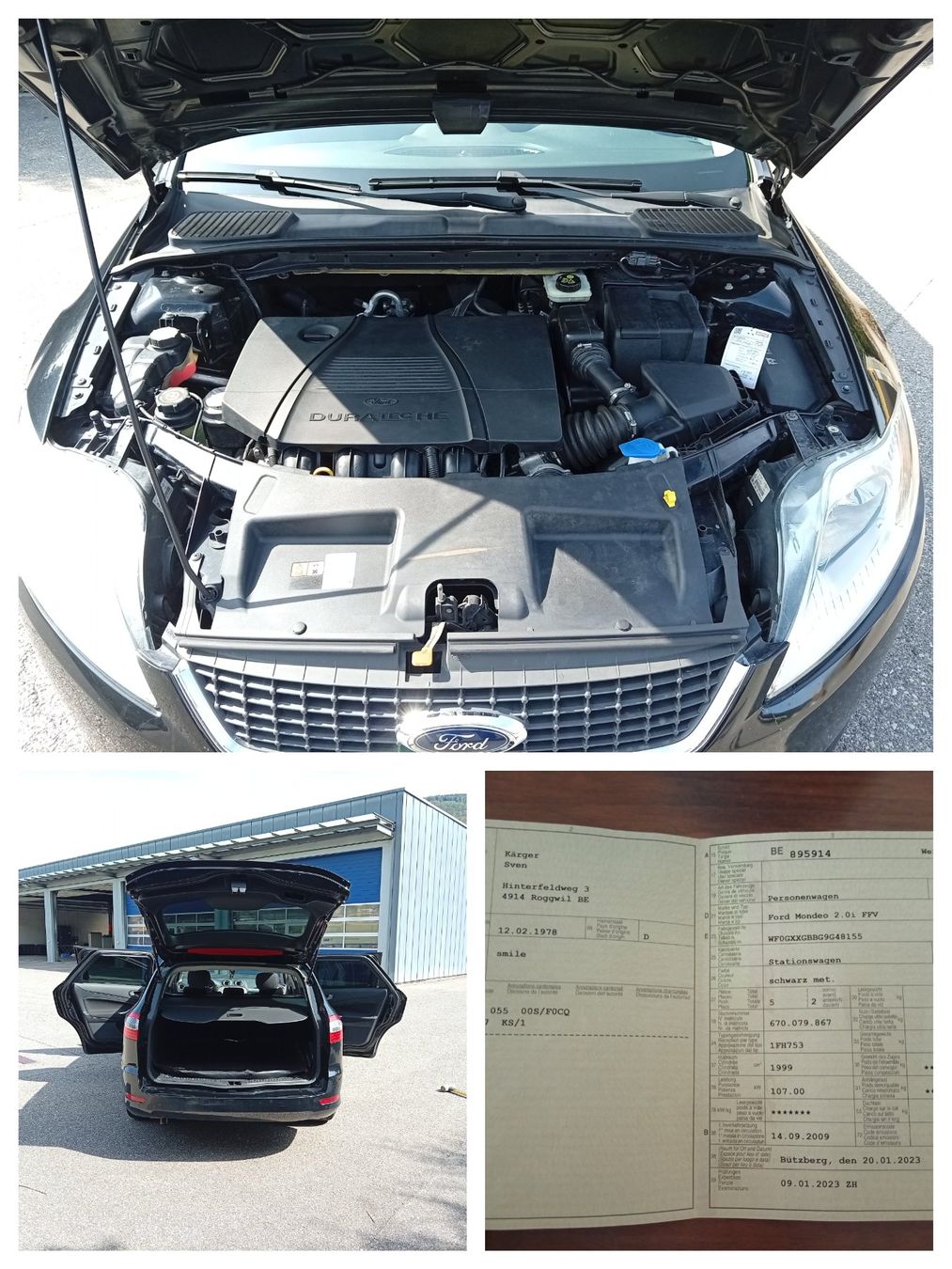 Ford Automobili: Ford Mondeo 2.0i FFV – Usato da Roggwil BE venduto da svener01 1