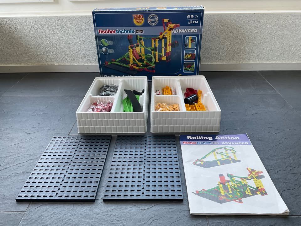 Fischer Kit di costruzioni: Fischertechnik Rolling Action 516183 6-1 Modell vollständig – Usato da Zürich venduto da Lukeinstinct 1
