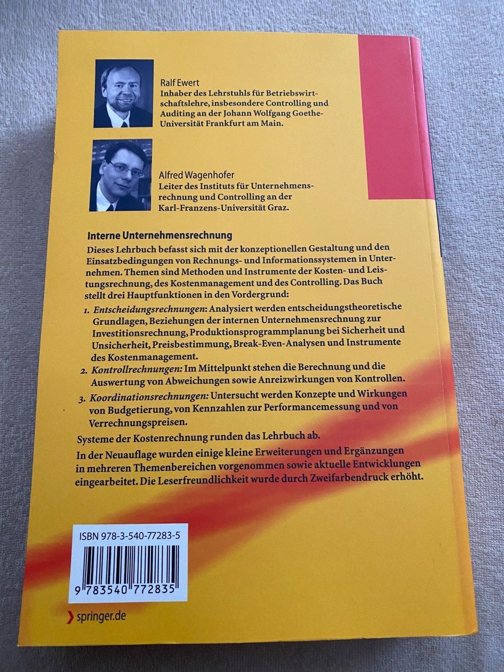 Libri: Interne Unternehmensrechnung – Usato da Bellach venduto da Legdance 1