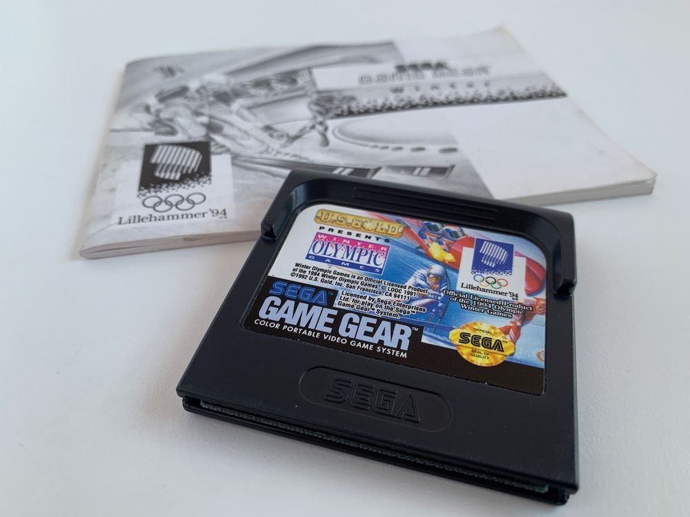Jeu Sega Game Gear complet : Winter Olympics - Jeux vidéo