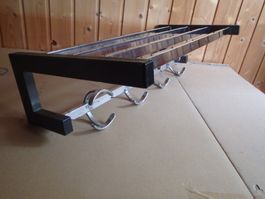 Vintage Wandgarderobe Top Zustand Metall 49