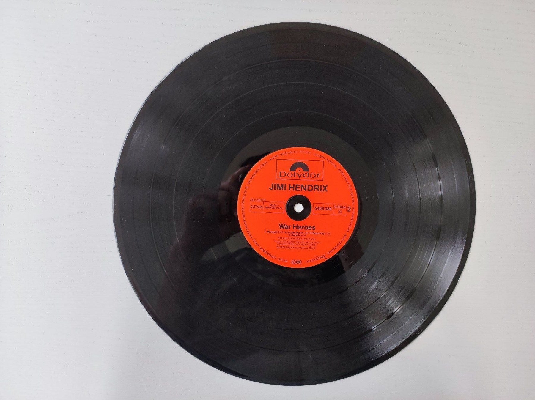 Dischi in vinile: Jimi Hendrix - War Heros – Usato da Baden venduto da wenkst 3