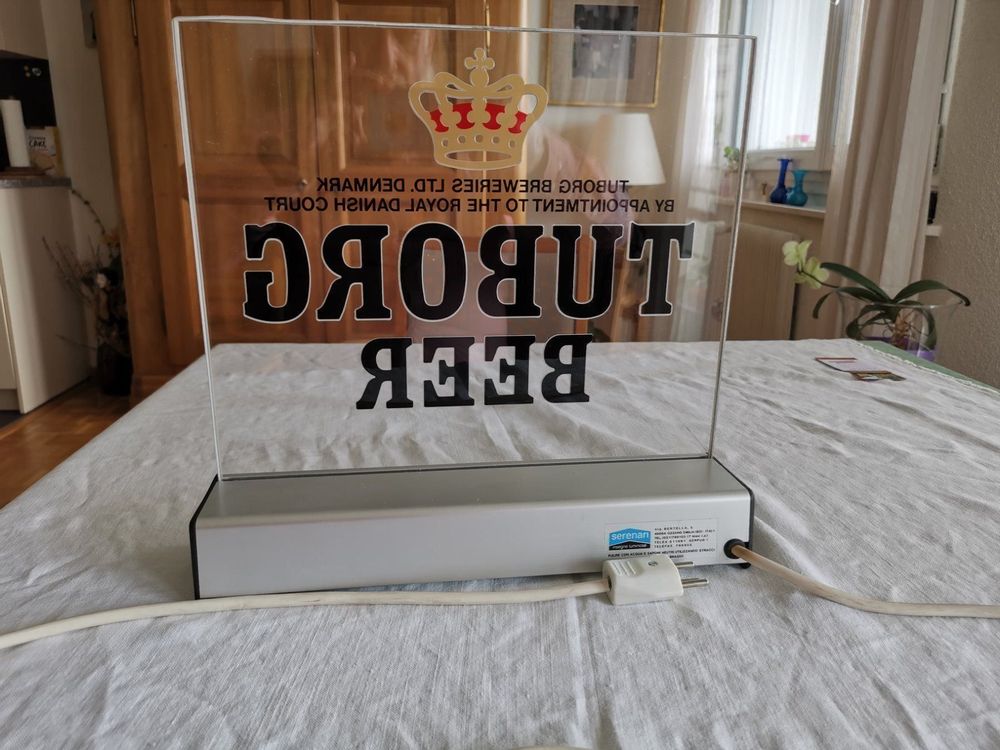 Bier Werbung /Leuchtreklame Kaufen auf Ricardo