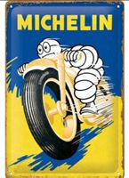 Michelin Bibendum Hängeschild Blechschild Wandbild 20x30cm
