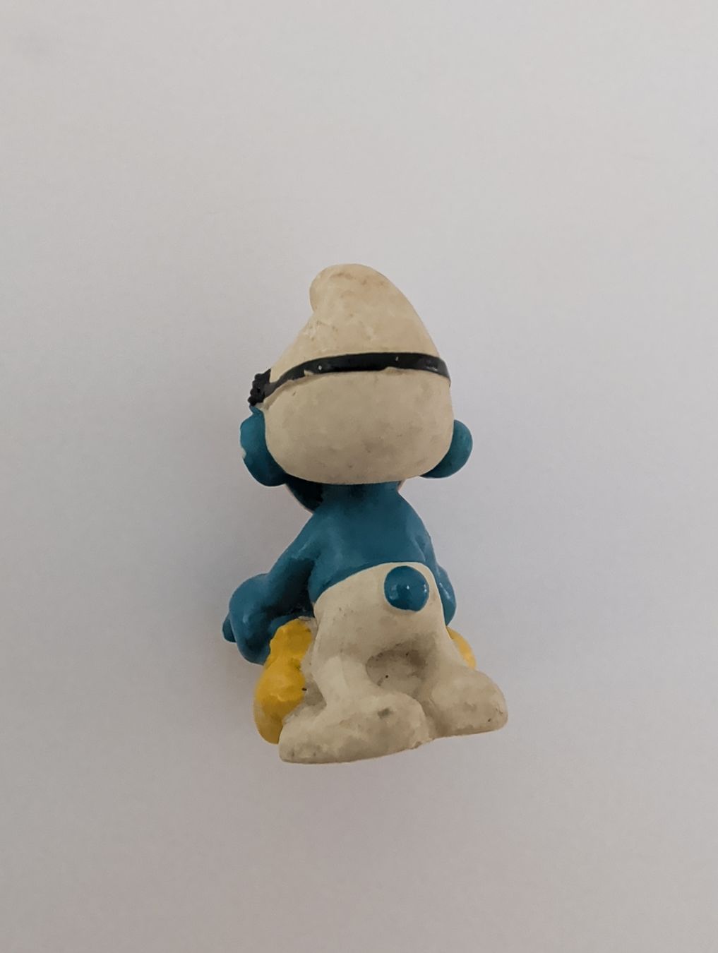 Schleich Statuette: Schlumpf mit Gargamel Maske Modell Nummer: 2.0199 – Usato da Rheinfelden venduto da asm_197Id 1