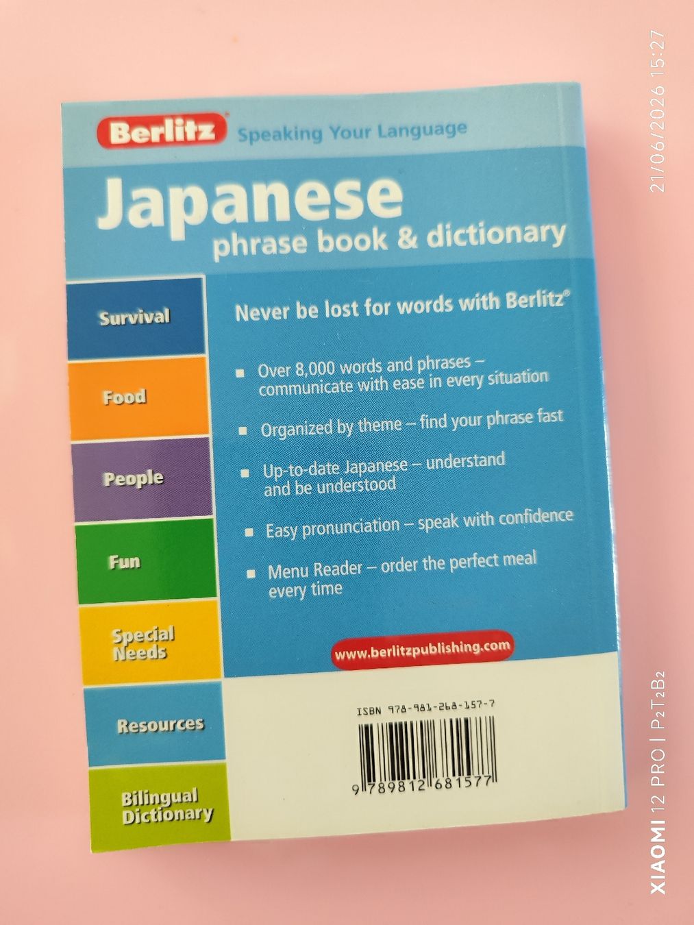 Livres: Berlitz Japanese Phrase Dictionary – D'occasion à Baden par p2t2b2 1