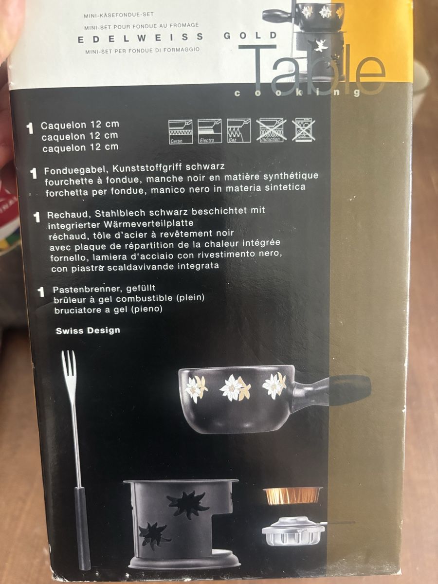 Cuisines complètes: Mini set fondue – Neuf avec emballage d'origine à Giubiasco par cri_mzc6 4