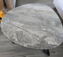 Couchtisch 90cm Keramik Marmor