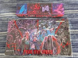 One Piece Card Game 2nd Anniversary 4 Emperors Playmat/Box