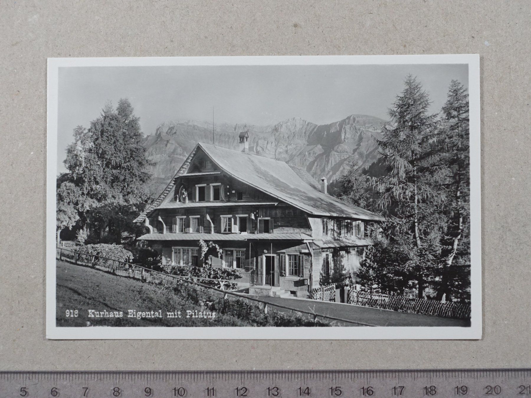 Cartoline postali: Kurhaus Eigenthal, Pilatus – Usato da Lenzburg venduto da fh1