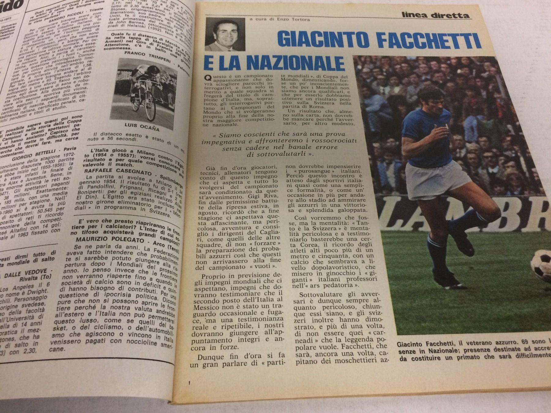 Zeitschriften & Magazine: INTREPIDO # 42 1973 FACCHETTI LOTUS RONNIE PETERSON – Gebraucht aus Vezia von Aquarius_Age 1
