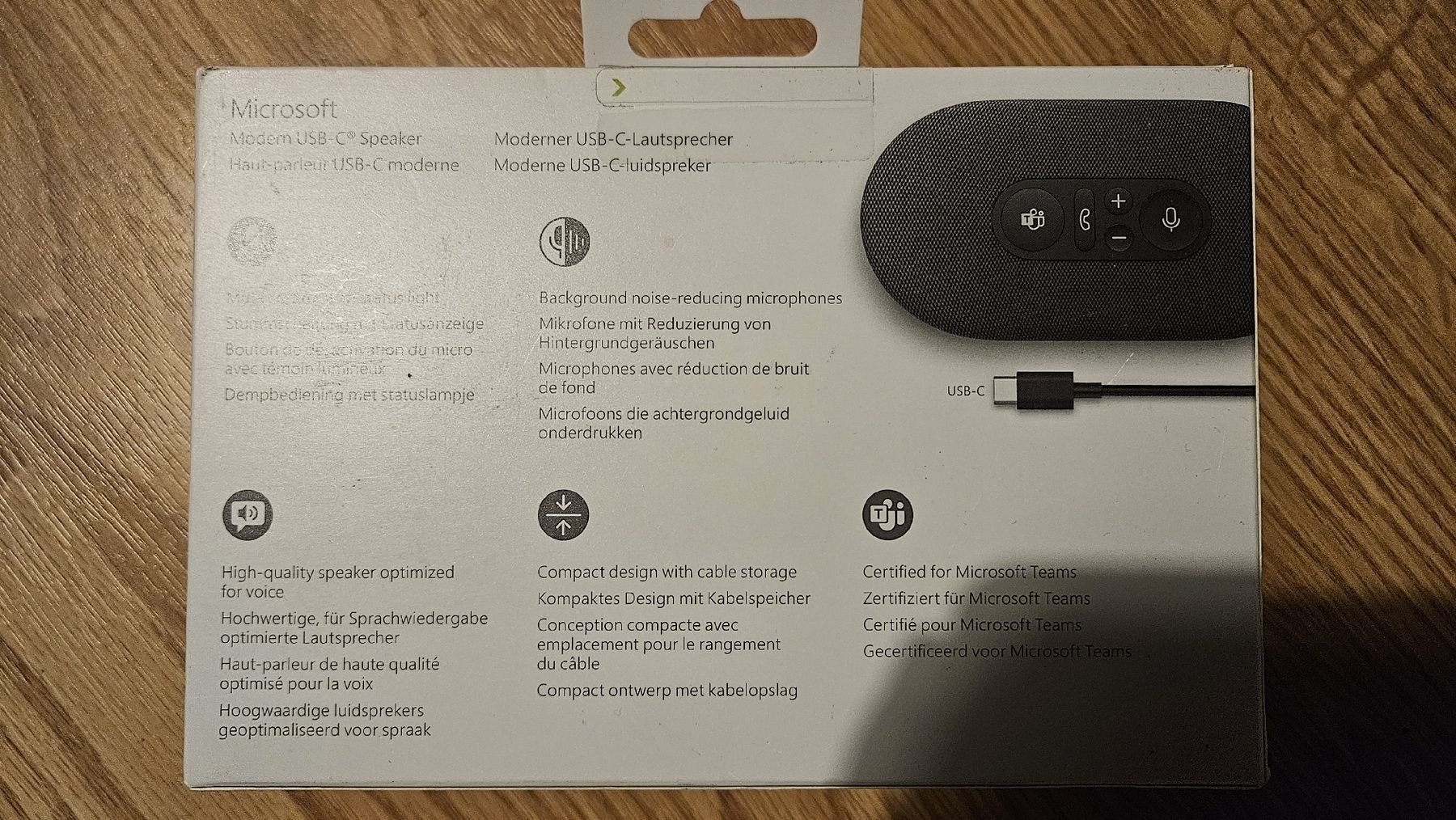 Microsoft Casse acustiche: Microsoft Modern USB-C Lautsprecher Fabrikneu – Nuovo e nell'imballaggio originale da bassersdorf venduto da Tiger-cards 1