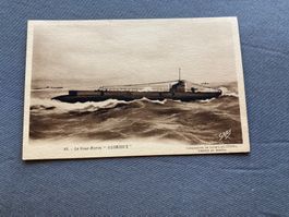 Vintage Ansichtskarte – Le Sous-Marin « GLORIEUX »