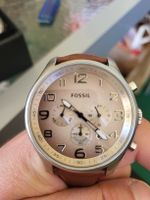 Herrenuhr Fossil Chronograph braun