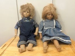 Puppen-Set, Junge und Mädchen, Top Zustand!