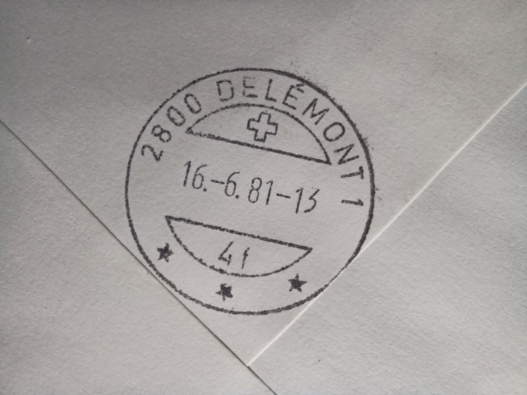 Alle Briefmarken: R 959 nach Delemont, 16.06.81 – Gebraucht aus Aarau Rohr von mgvw 3