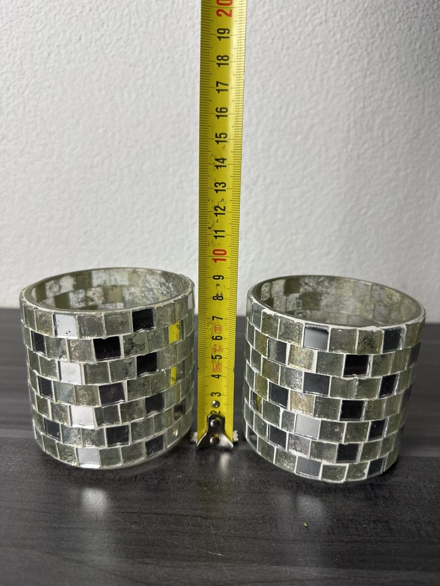 Portacandele: Mosaik Windlicht Glas – Usato da Aarburg venduto da Tonija 1