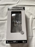 Party-Perfect Plastic Champagne Flutes - Set of 8 - New!