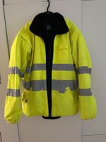 Uebergangs,Regen-Jacke ProJob, Neon Gelb, Reflektorstreifen