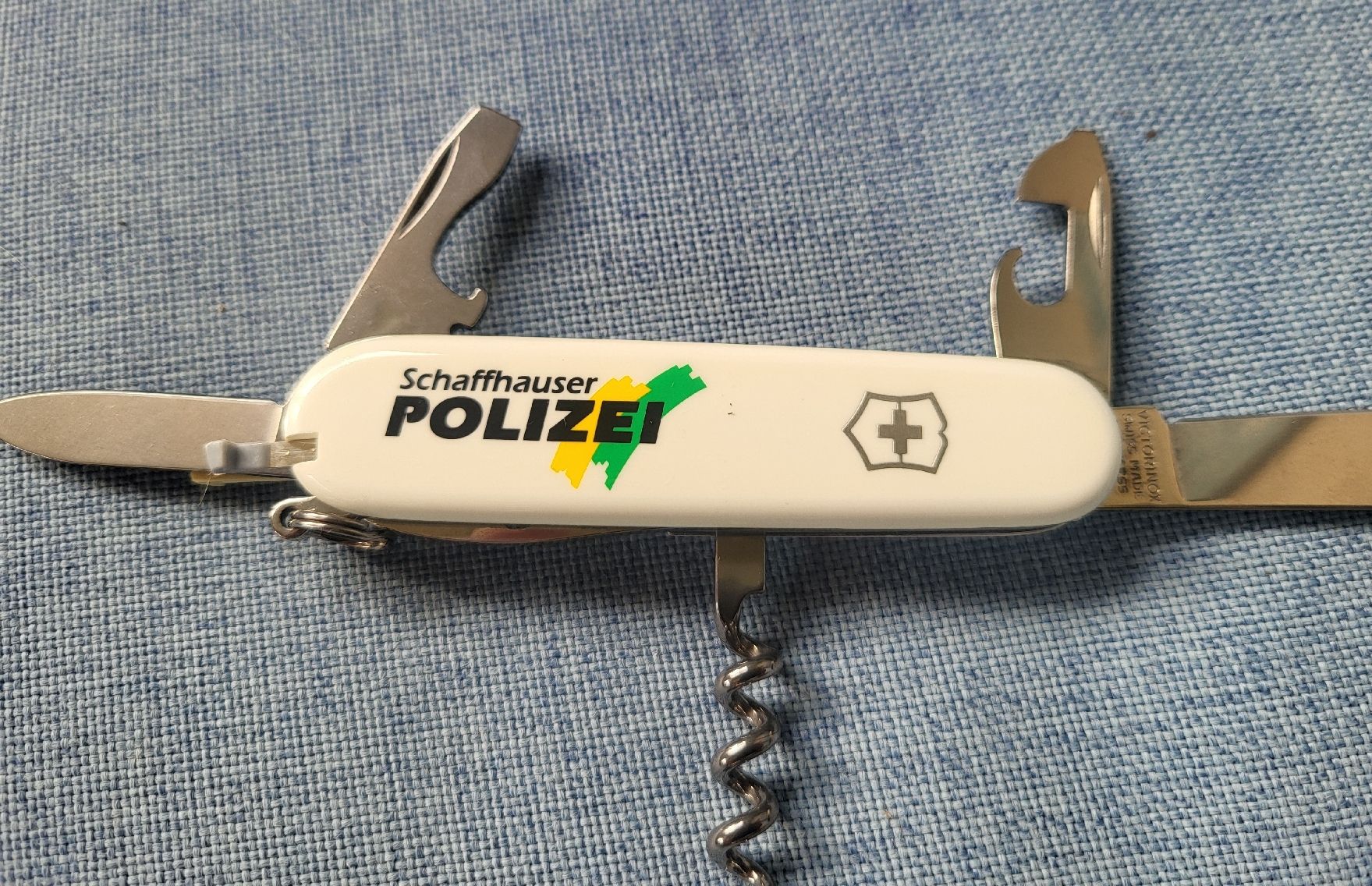 Victorinox Coltelli tascabile: Sackmesser Victorinox Polizei Schaffhausen – Nuovo e nell'imballaggio originale da Gutenswil venduto da ghekko88