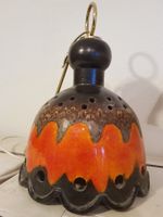 Keramik-Innen-Lampe (orange-braun)